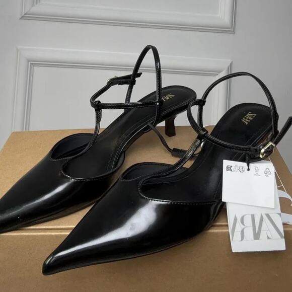 ZARA Pointed Toe Slingbacks NWT LAST ONE!!! - Picture 11 of 16